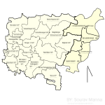 Map of Singur CD Block.