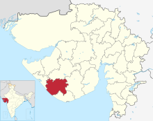 চিত্র:Junagadh in Gujarat (India).svg