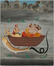 চিত্র:Manu and Saptarishi.jpg