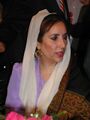 11th Prime Minister of Pakistan Benazir Bhutto (AB, 1973, Radcliffe College)