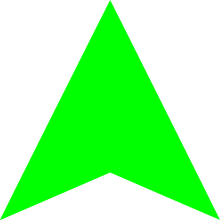 চিত্র:Green Arrow Up.svg