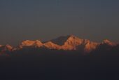 First light on Kanchenjunga