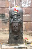 The Shiva mukhalinga (faced-lingam) from the Bhumara Temple