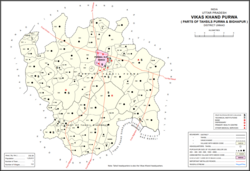 Purwa block map.png