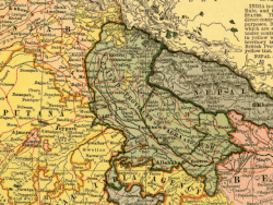 Map of Uttarakhand as part of United Province