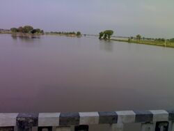 Ghaggar river in September, near Anoopgarh Sri Ganganagar Rajasthan
