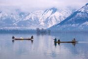 Dal Lake in central Srinagar