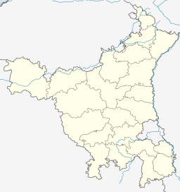 Location of the reservoir within Haryana