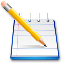 চিত্র:Crystal Clear app kedit.svg
