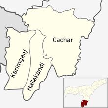 চিত্র:Map of Barak Valley.jpg