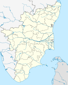 Map showing the location of Armamalai Cave