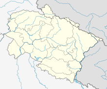 চিত্র:India Uttarakhand location map.svg