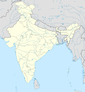 Map showing the location of Kanha Tiger Reserve